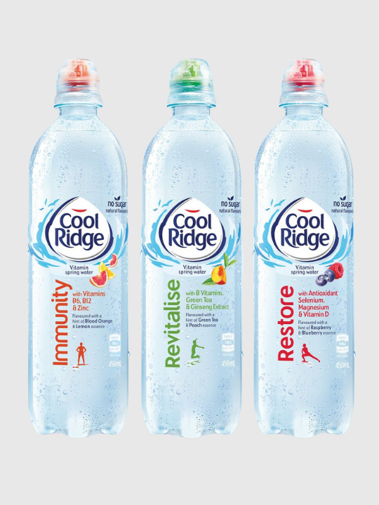 Spring and flavoured bottled water at wholesale prices.