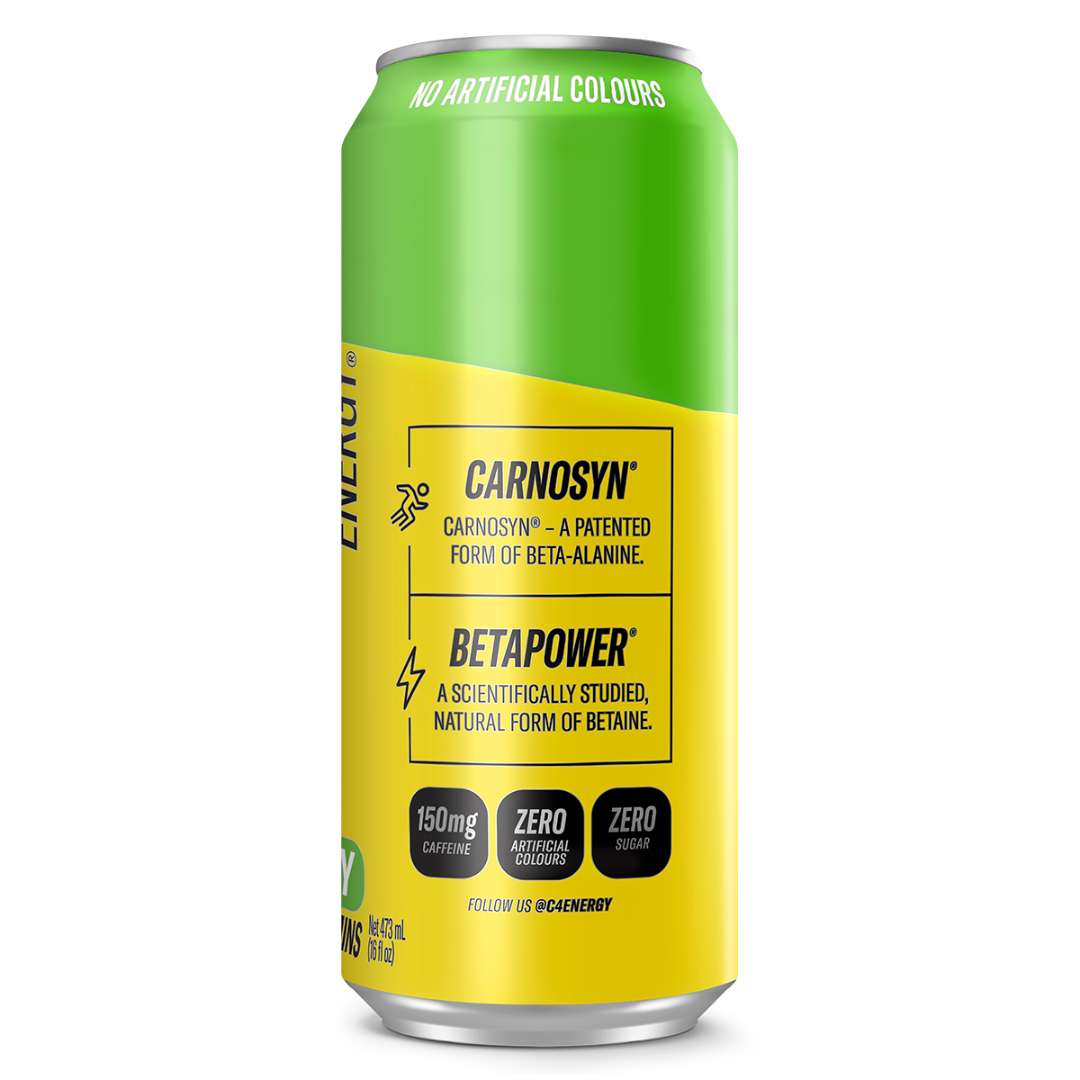 C4 Carbonated RTD 473ml - Twisted Limeade - 12 Pack