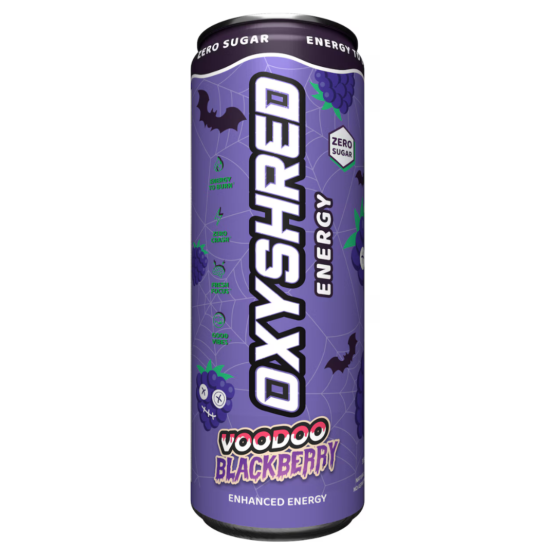 EHP Labs Oxyshred Ultra Energy RTD 355ml Voodoo Blackberry - 12 Pack