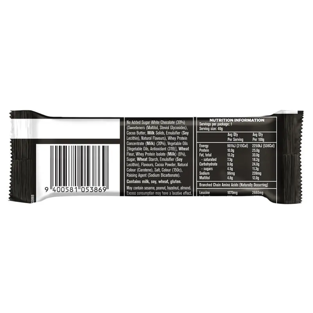 Musashi Wafer Bar - 40g - White Choc Caramel - 12 Pack