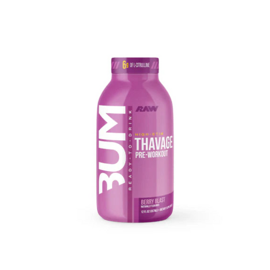 CBUM Thavage Pre Workout RTD 355ml Berry Blast - 12 Pack