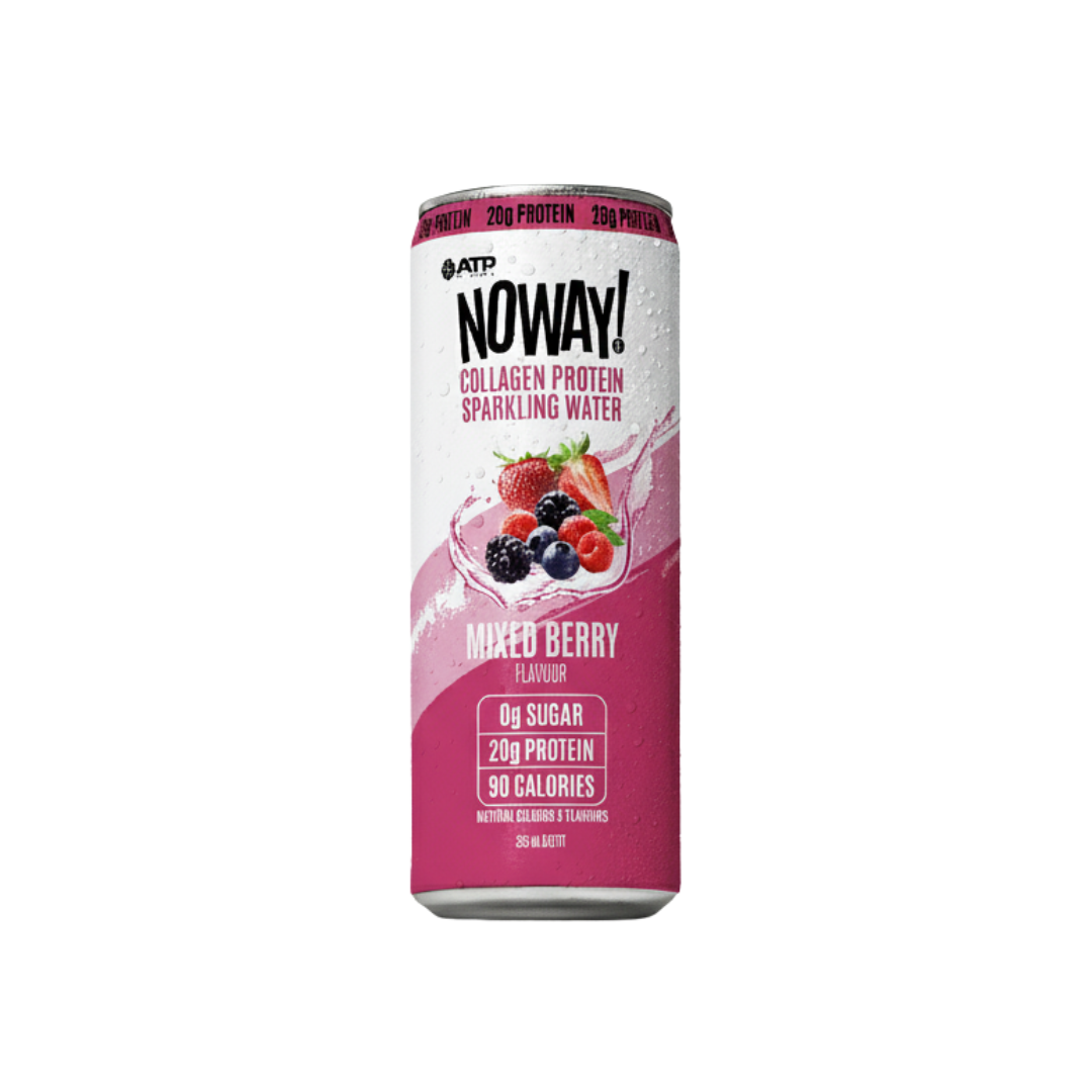 ATP Science Noway Collagen 355ml Sparkling Protein Water Mixed Berry - 12 pack