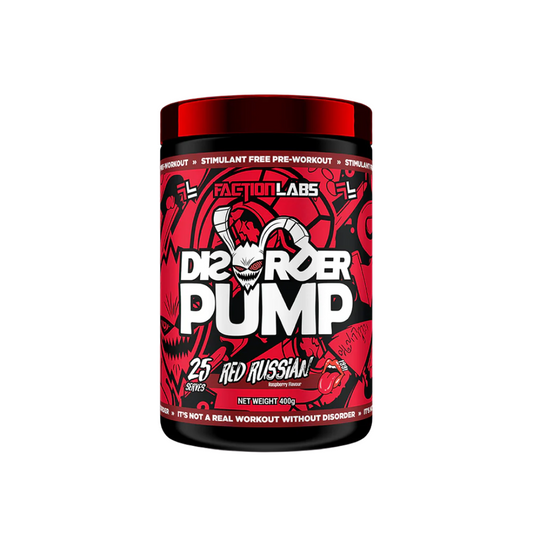 Faction Labs Disorder non-stim PUMP 25srv / 350g Red Russian (Raspberry)