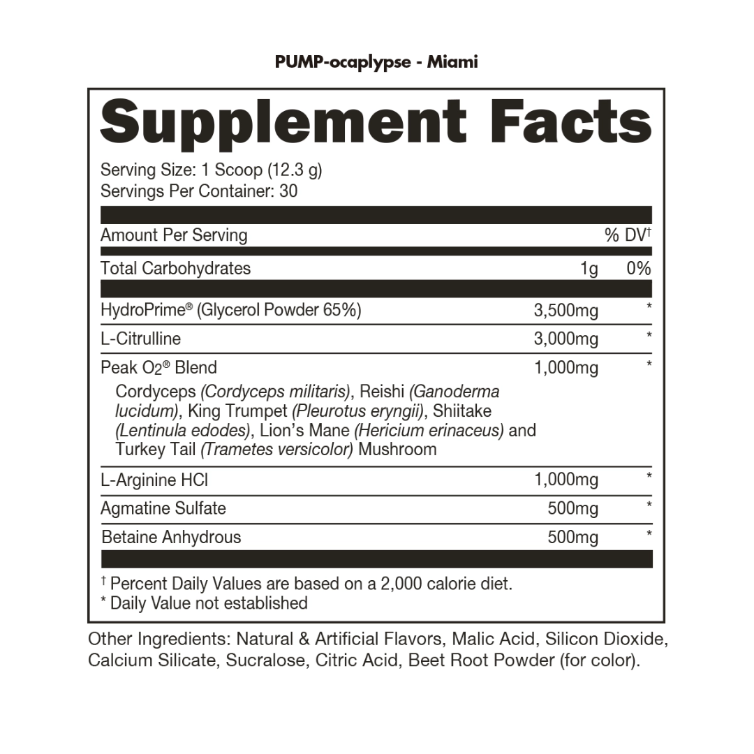 PUMP OCALYPSE 30 Serve Miami