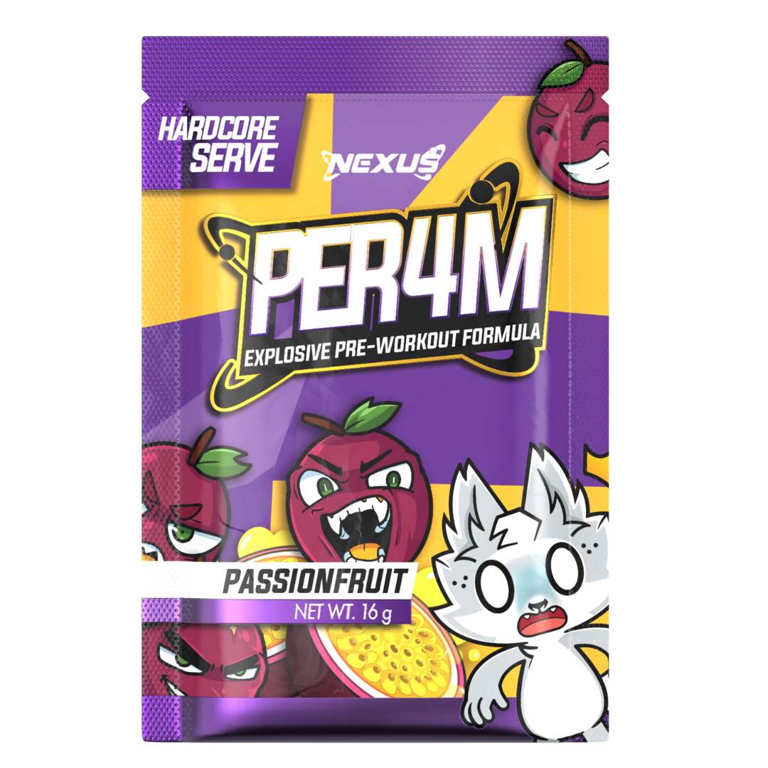 NEXUS Per4m Pre-workout Sachet Passionfruit Slice - 10 Pack