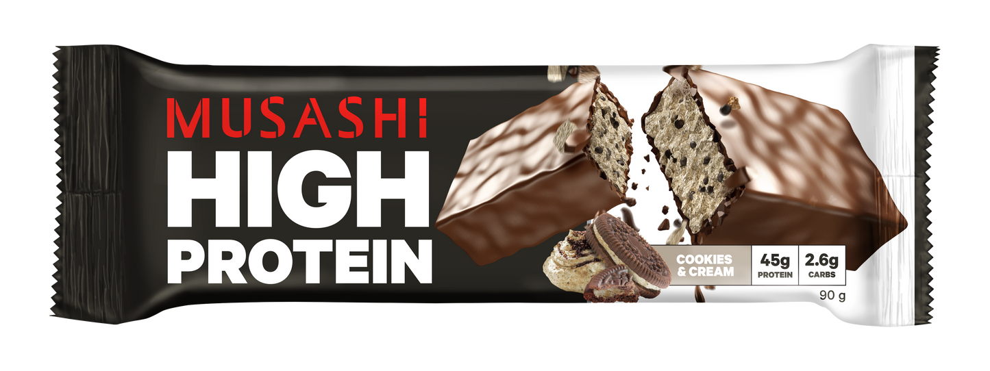 Musashi High Protein Bar 90g 12 Pack