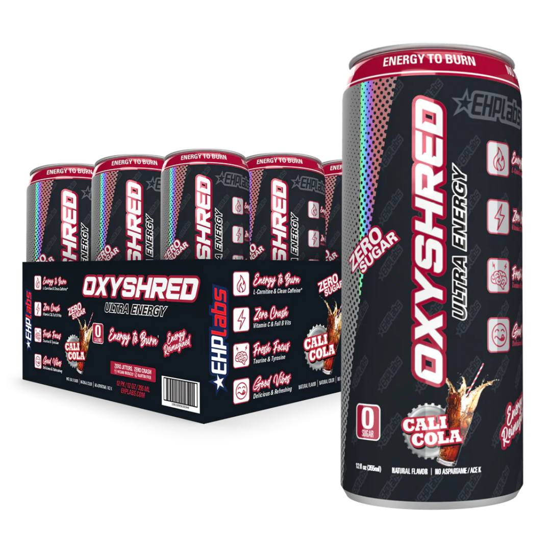 EHP Labs Oxyshred Ultra Energy RTD 355ml Cali Cola - 12 Pack