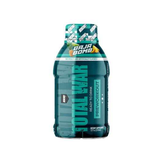 TOTAL WAR Pre Workout RTD 355ml Baja Bomb - 12 Pack