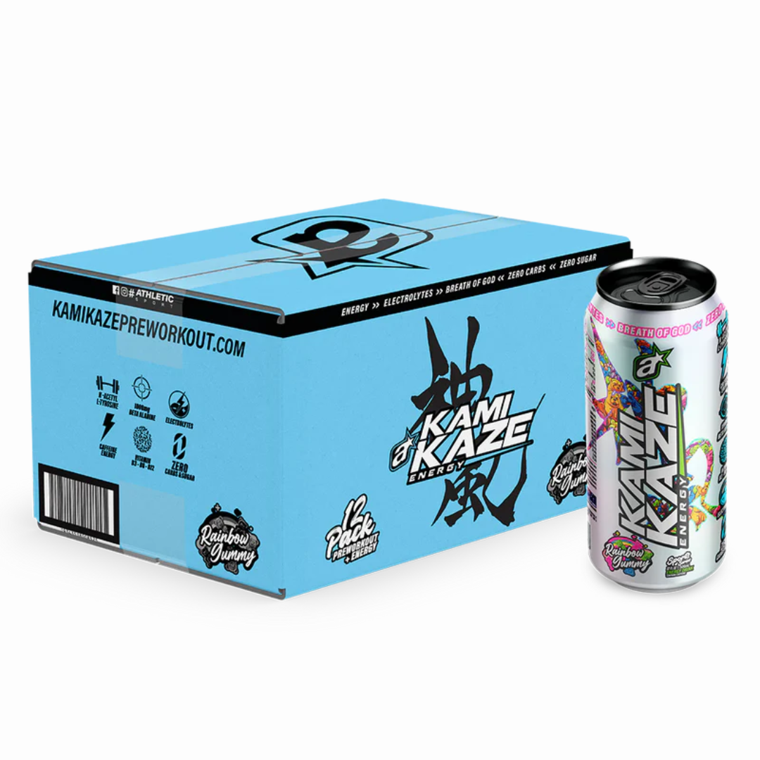 Kamikaze Energy RTD 500ml Rainbow Gummy - 12 Pack