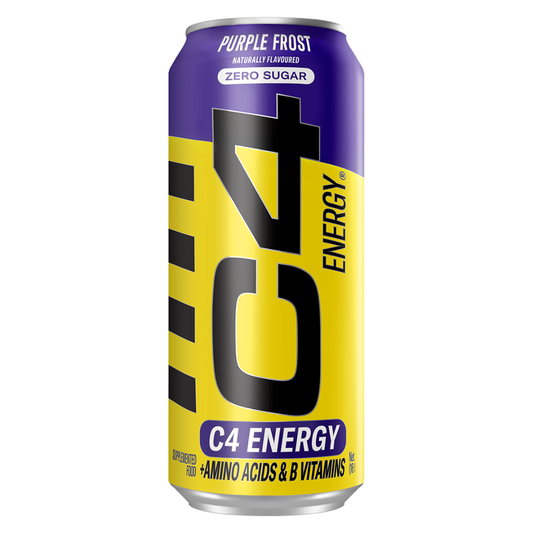 C4 Carbonated RTD 473ml - Purple Frost - 12 Pack