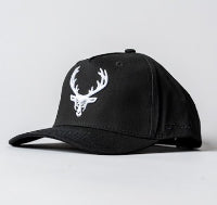 Bucked Up A - Frame Hat - Black / White Logo