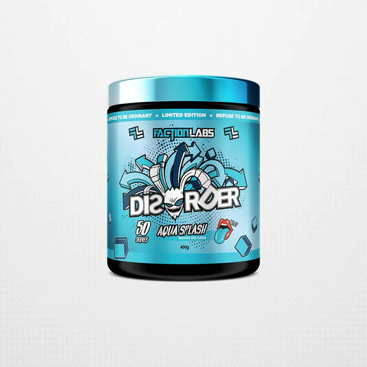 Faction Labs DISORDER Pre Workout 50 Serves - Aqua Splash