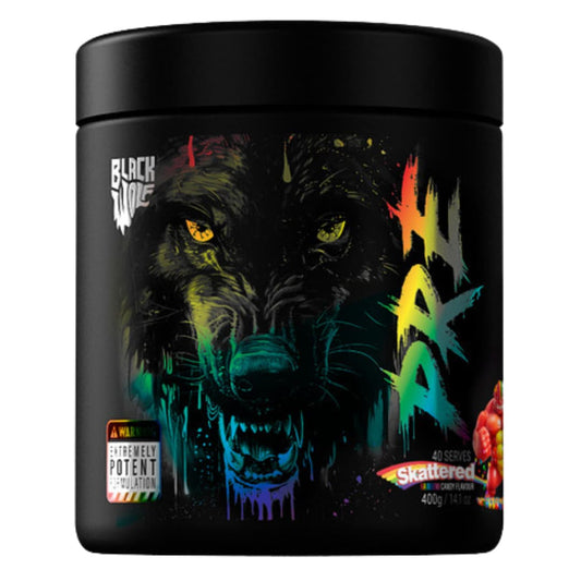 Black Wolf Nutrition Pre-Workout 40 Serve Skattered