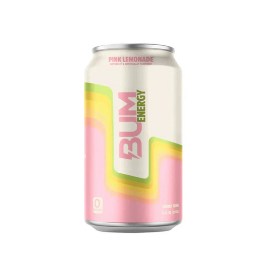 BUM Energy Drink RTD 355ml Pink Lemonade - 12 Pack