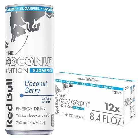 Red Bull Coconut Berry Sugar Free Edition 250ml - 12 Pack