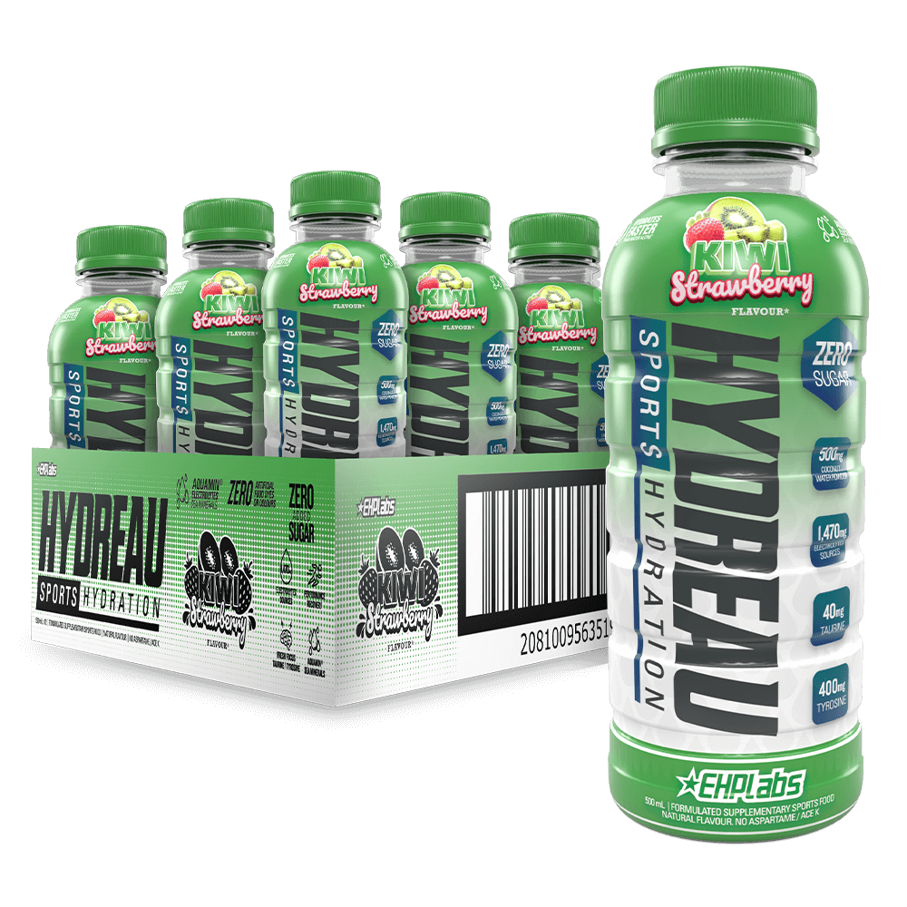 HYDREAU Sports Hydration RTD 500ml Kiwi Strawberry - 12 Pack