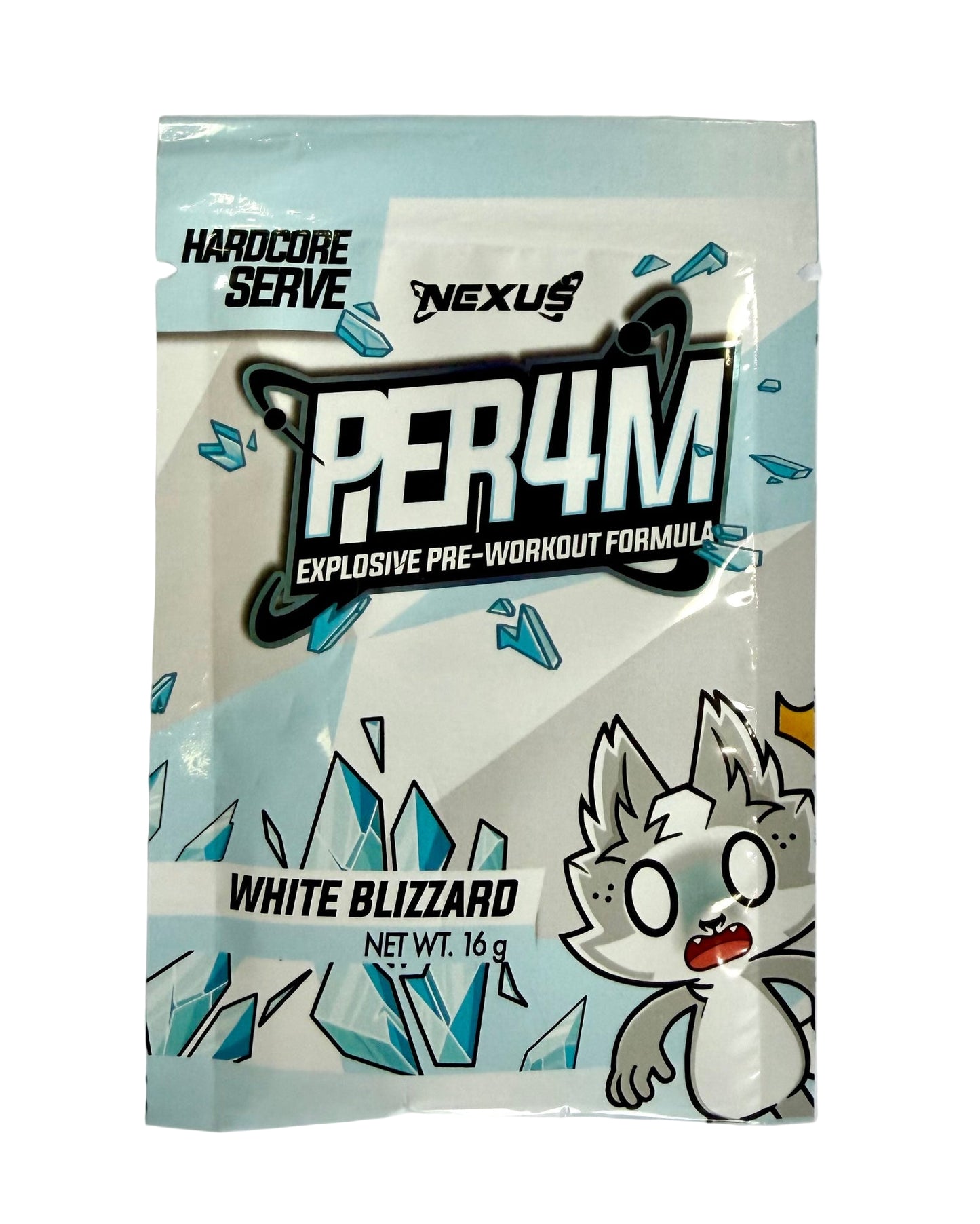 NEXUS Per4m Pre-workout Sachet - White Blizzard - 10 Pack