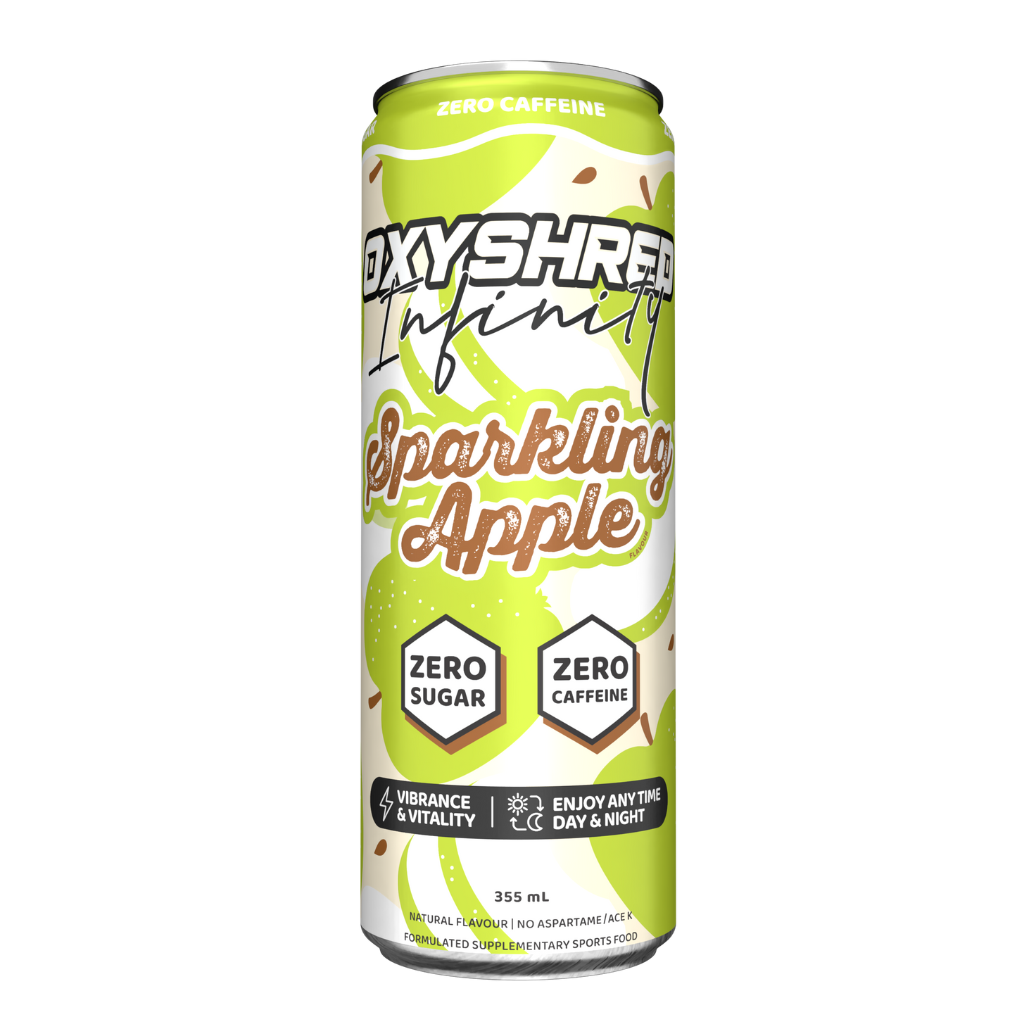 EHP Labs Oxyshred Infinity RTD 355ml Sparkling Apple - 12 Pack