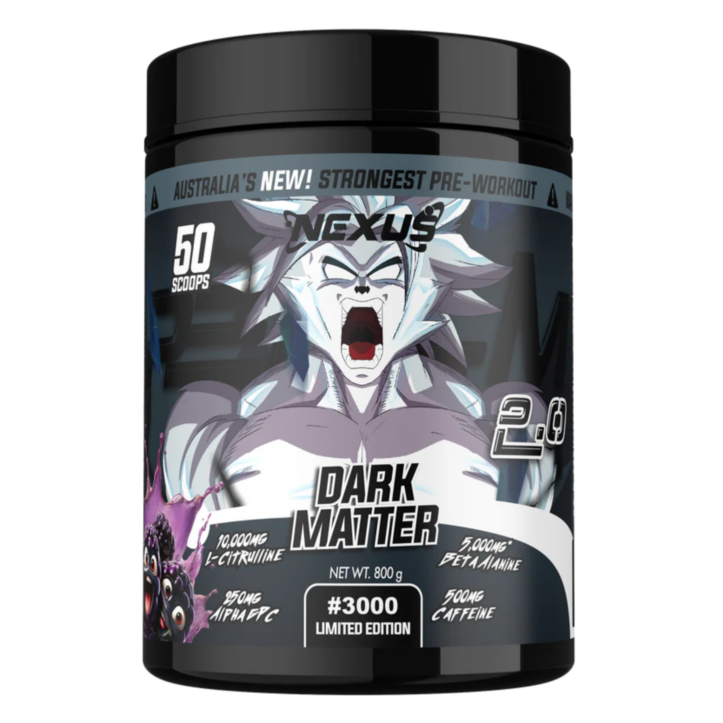 NEXUS Perf4m 2.0 Pre Workout 50 serve Dark Matter