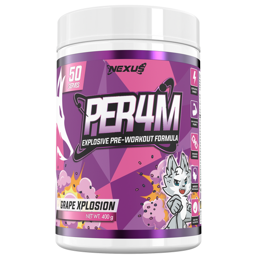 NEXUS Perf4m Pre Workout 50 serve Grape