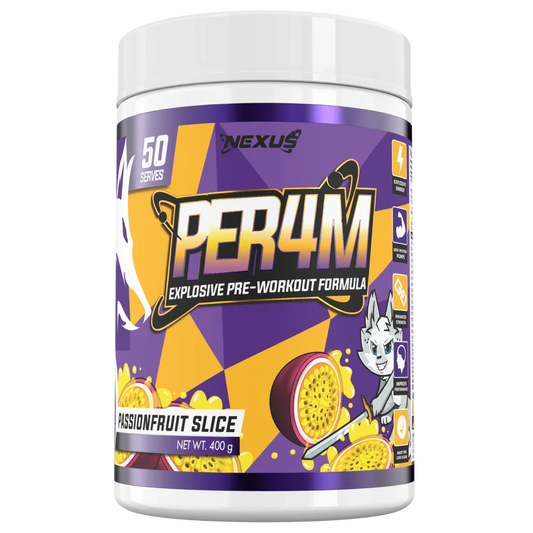 NEXUS Perf4m Pre Workout 50 serve Passionfruit