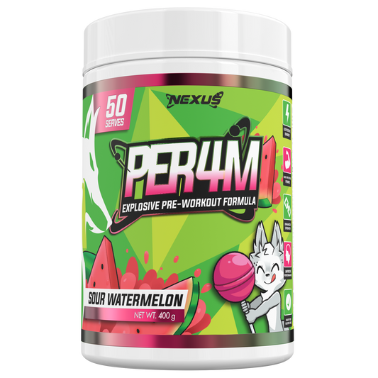 NEXUS Perf4m Pre Workout 50 serve Sour Watermelon