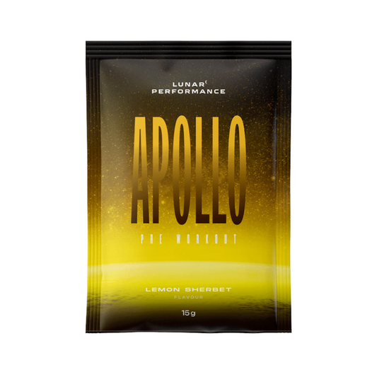 Lunar Performance APOLLO Pre-Workout Sachet Lemon Sherbet - 10 Pack