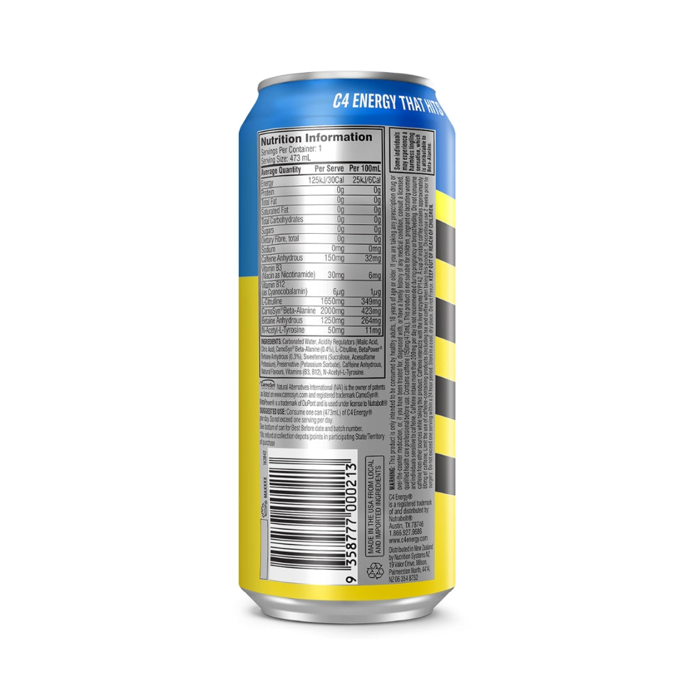 C4 Carbonated RTD 473ml - Frozen Bomsicle - 12 Pack