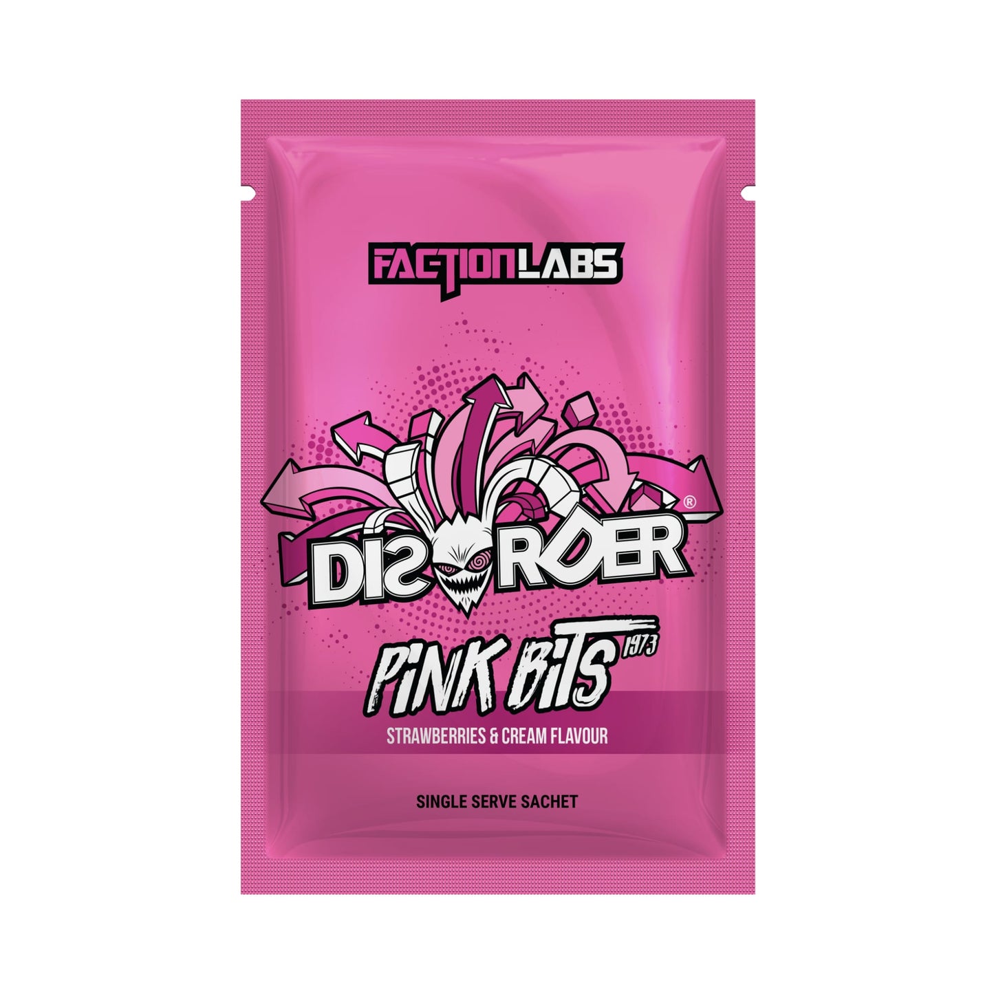 Faction Labs DISORDER Pre-Workout 8g Sachet Pink Bits - 10 Pack