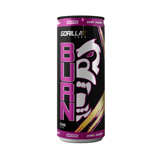 Gorilla X Labs BURN RTD 355ml Grape- 12 Pack
