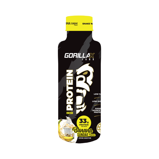Gorilla X Labs Ultimate Protein RTD 450ml Banana Sundae - 12 Pack