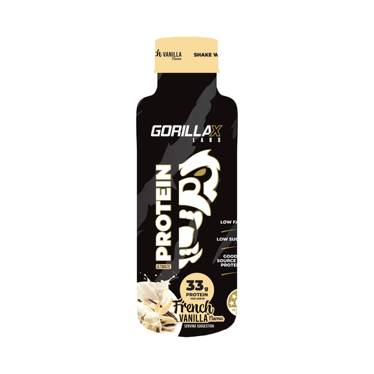 Gorilla X Labs Ultimate Protein RTD 450ml French Vanilla - 12 Pack