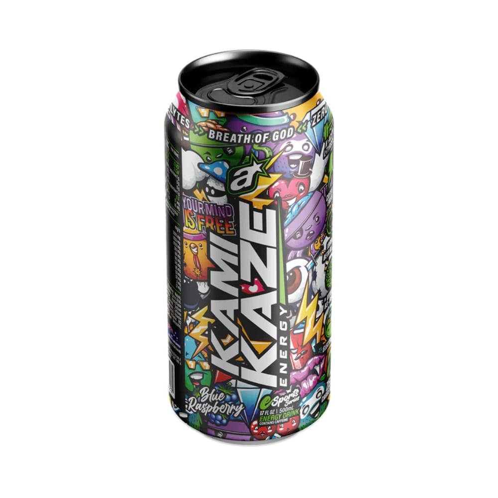 Kamikaze Energy RTD 500ml Blue Raspberry - 12 Pack