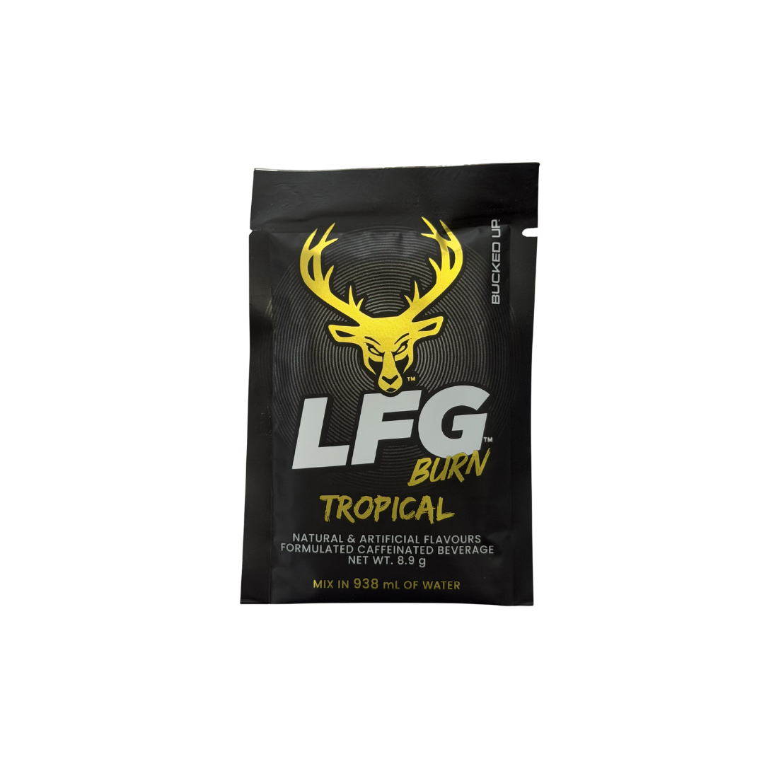 Bucked Up LFG Burn Thermogenic Pre-workout sachet - Tropical - 10 pack