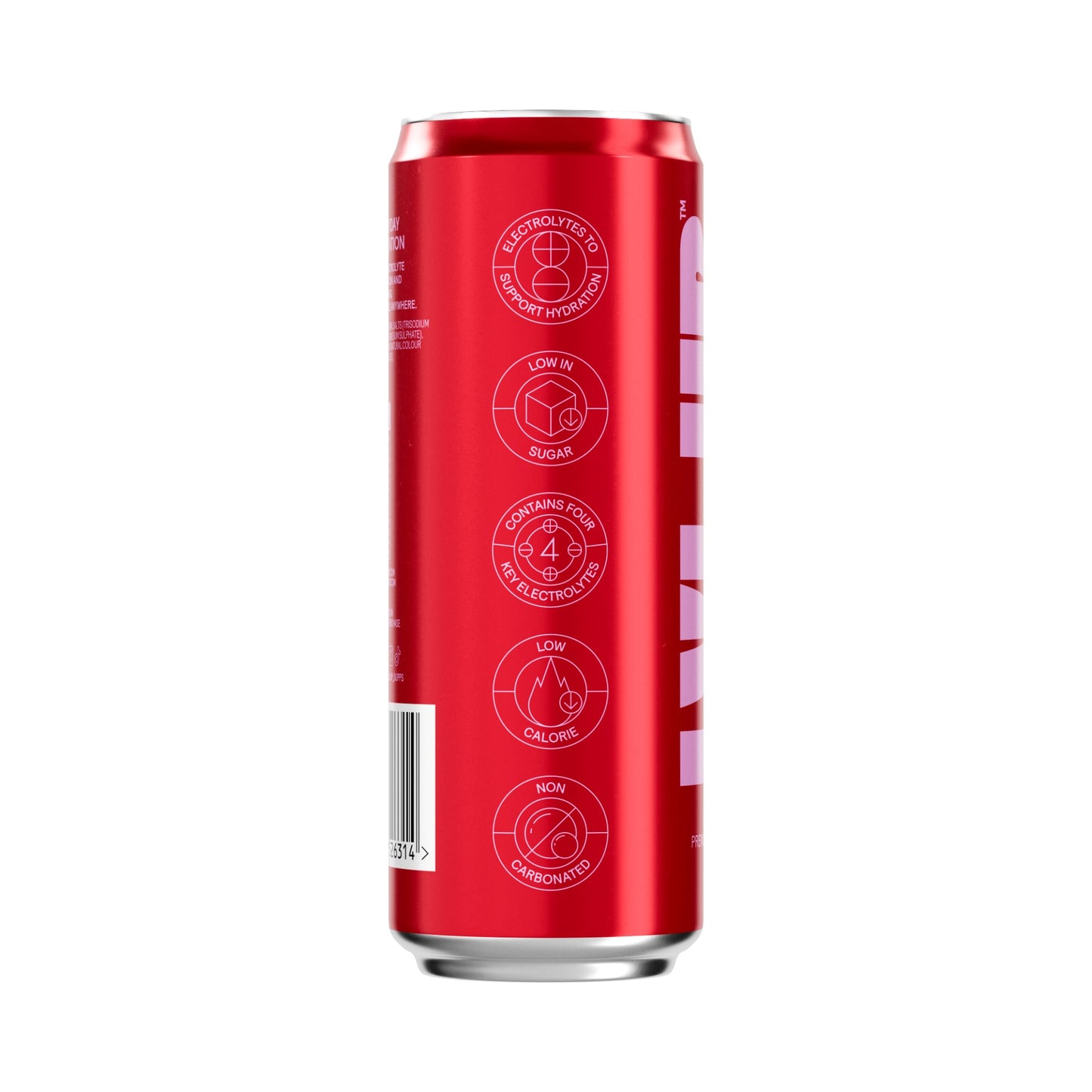 LVL UP Everyday Hydration RTD 330ml Mixed Berry Can Side