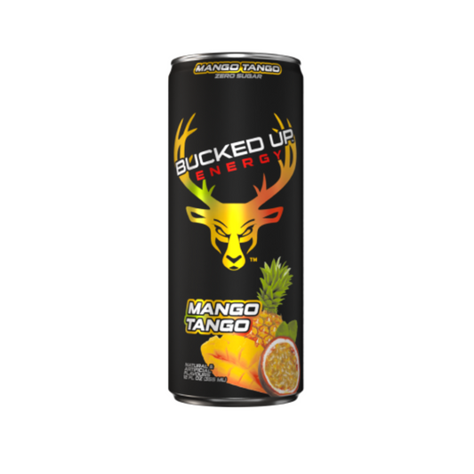 Bucked Up Energy Drink 355ml Mango Tango - 12 Pack