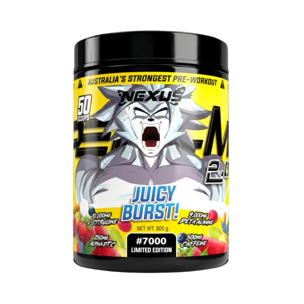 NEXUS Perf4m 2.0 Pre Workout 50 serve Juicy Burst