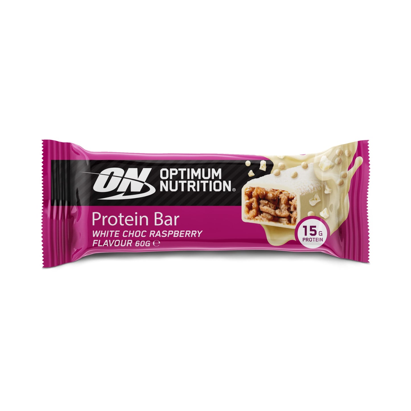 ON Protein Bar 60g White Choc Raspberry - 12 Pack