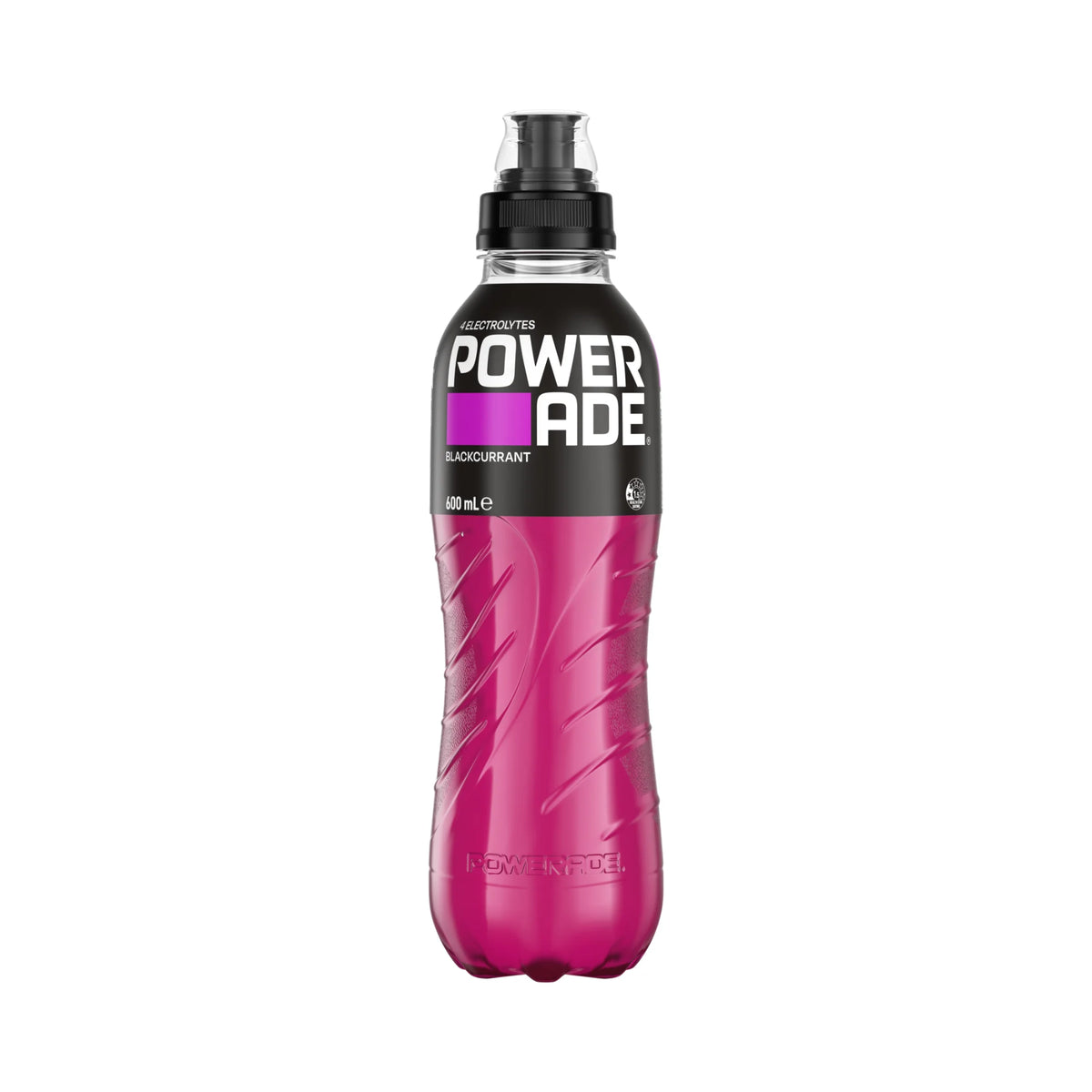 Powerade 600ml Flo Blackcurrant - 12 Pack