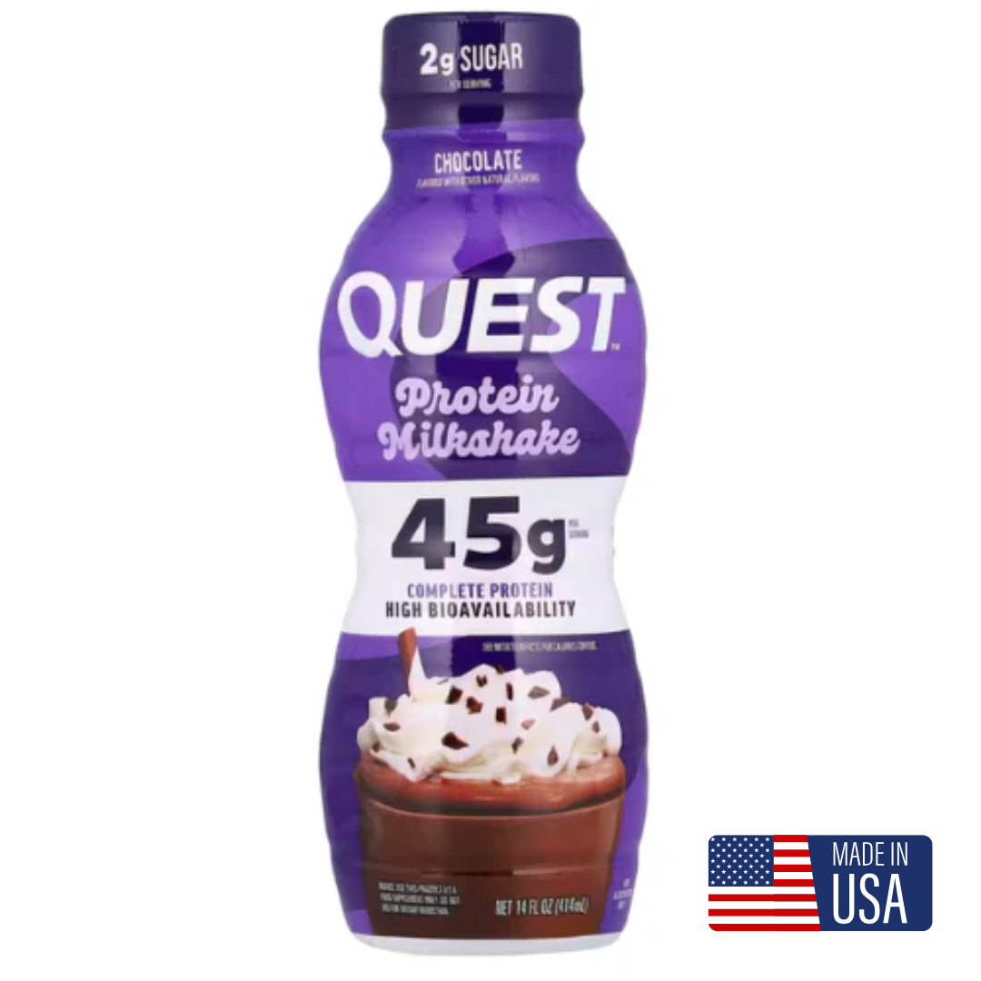 Quest 45g Protein Milkshake 414ml Chocolate - 12 Pack