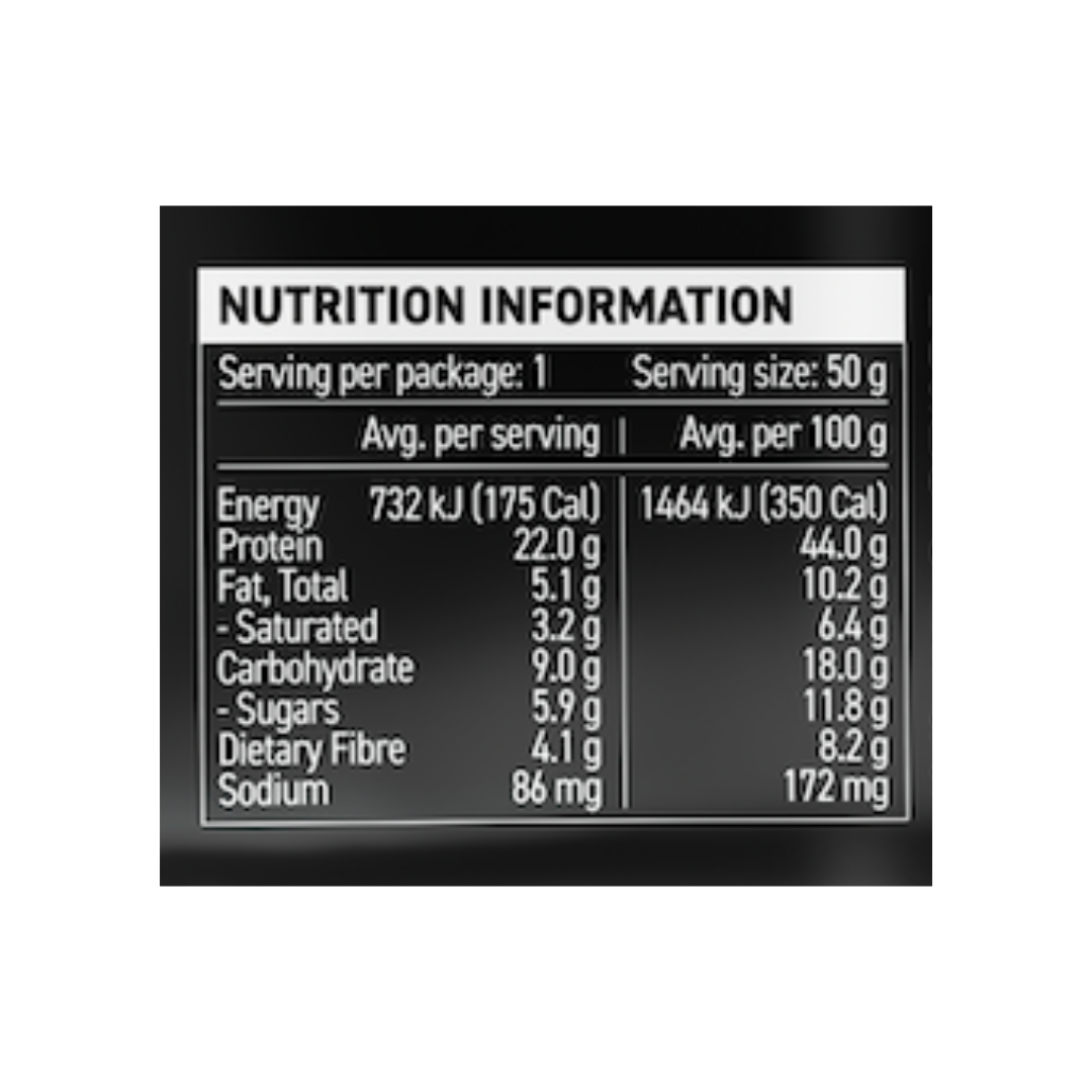 My Muscle Chef 50g Protein Crisp Bar Raspberry & White Choc - 12 Pack