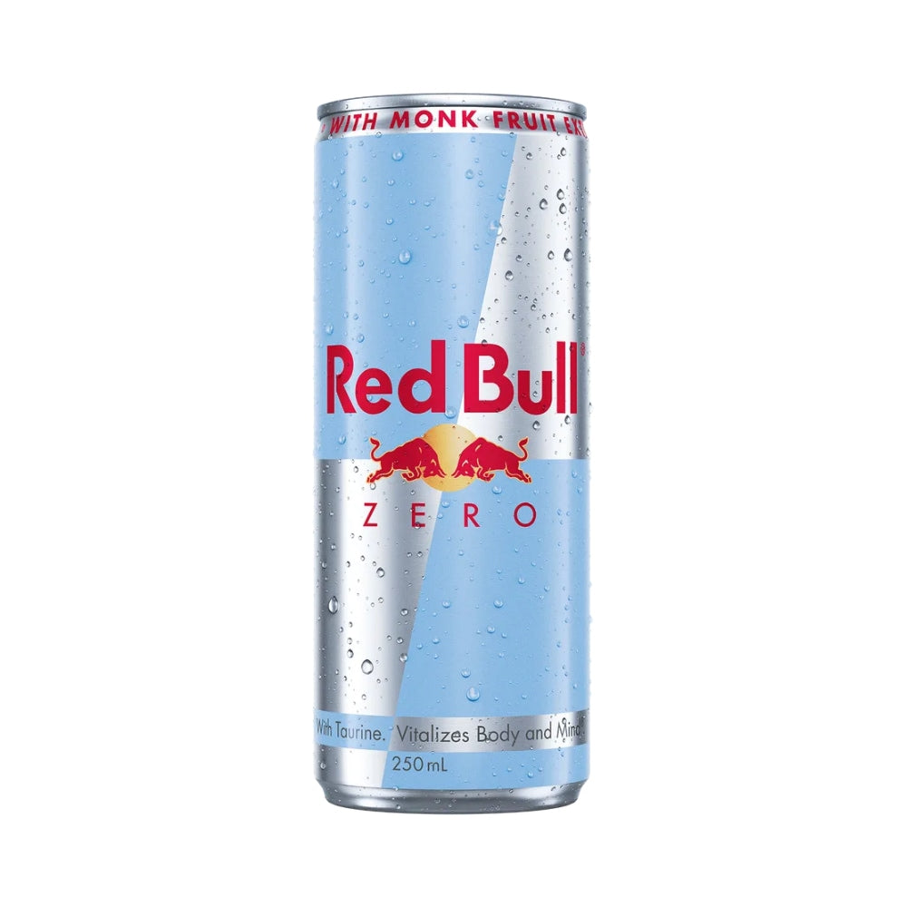 NEW Red Bull ZERO Energy Drink 250ml - 24 Pack
