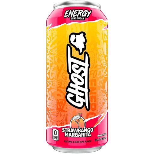 GHOST Energy RTD 500ml Strawbango - 12 Pack
