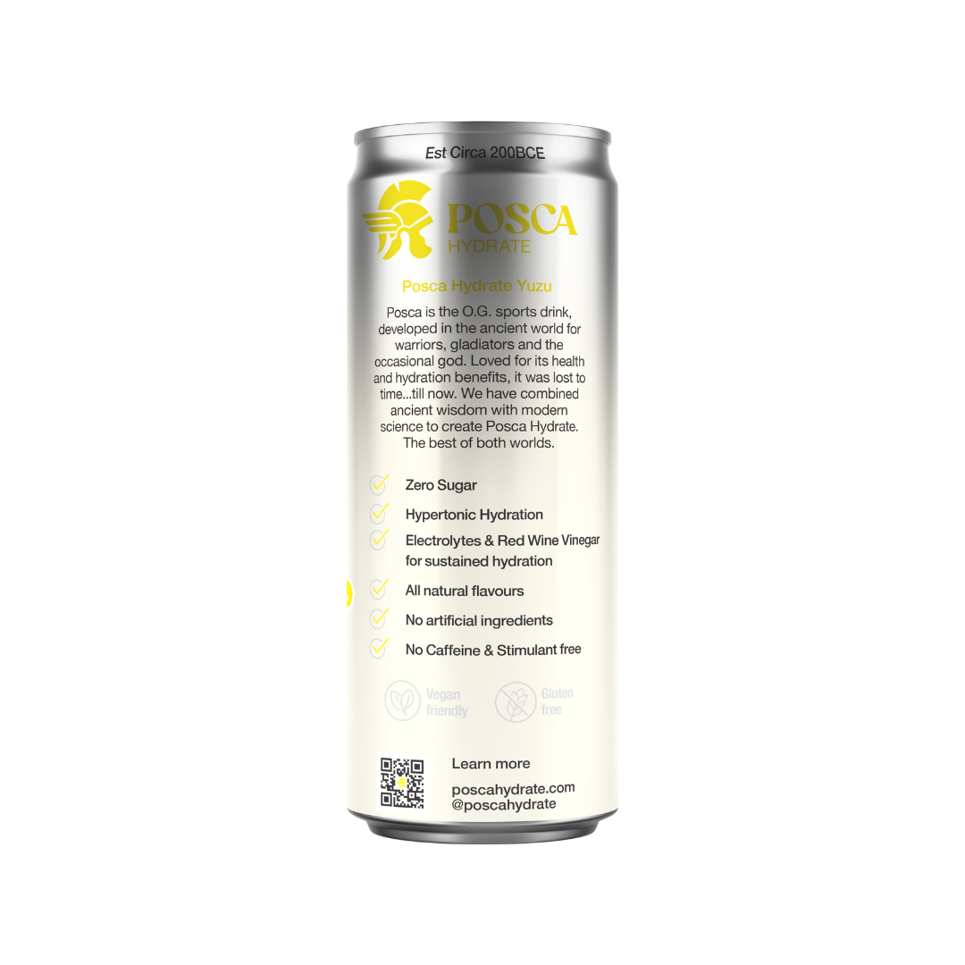 Posca Hydrate 330ml Yuzu - 12 Pack