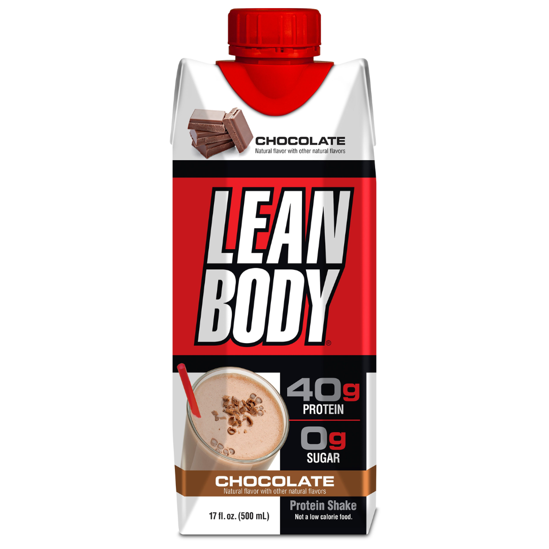 Lean Body 40g Protein RTD 500ml Chocolate - 12 Pack