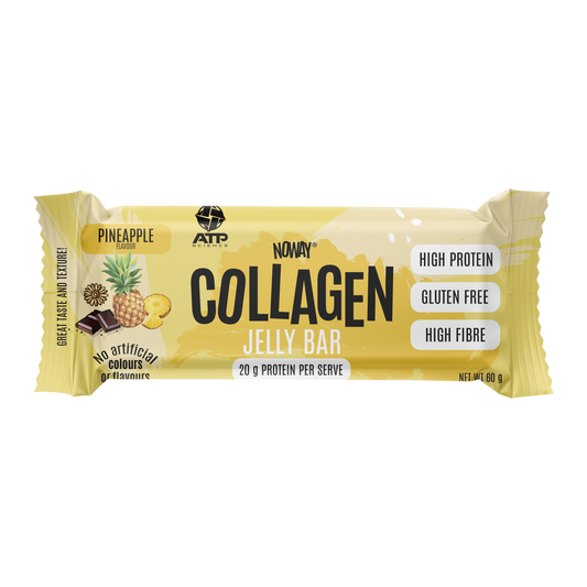 ATP Science Noway Collagen Jelly Bar 60g Pineapple Flavour - 12 Pack