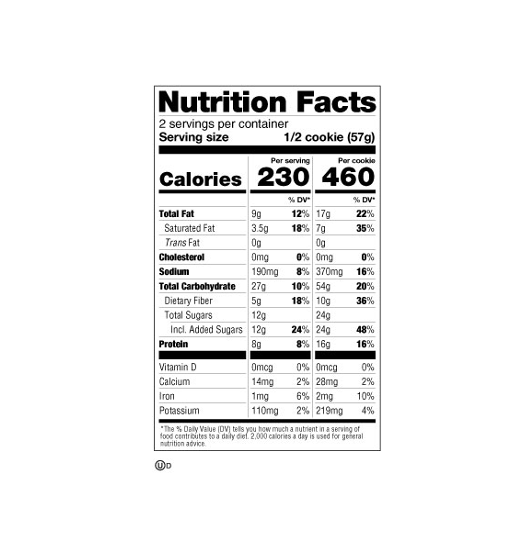 Lenny & Larrys Complete Cookie - White Choc Macadamia - 12 Pack