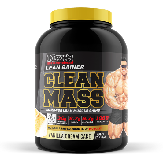 MAX'S Clean Mass 2.72kg Vanilla Cream Cake CLEARANCE
