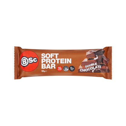 BSc Soft Protein Bar 55g Double Chocolate - 12 Pack