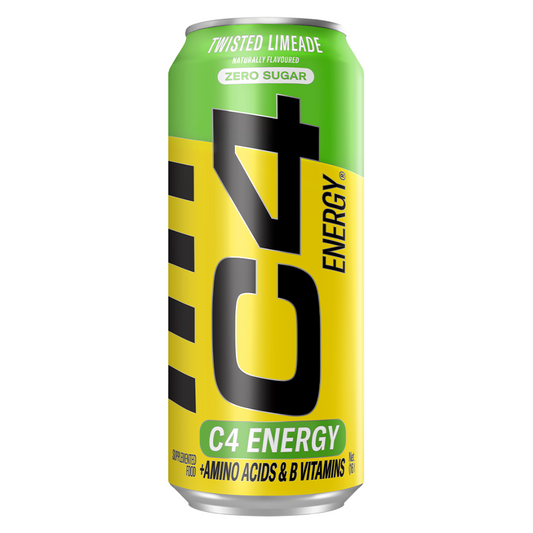 C4 Carbonated RTD 473ml - Twisted Limeade - 12 Pack